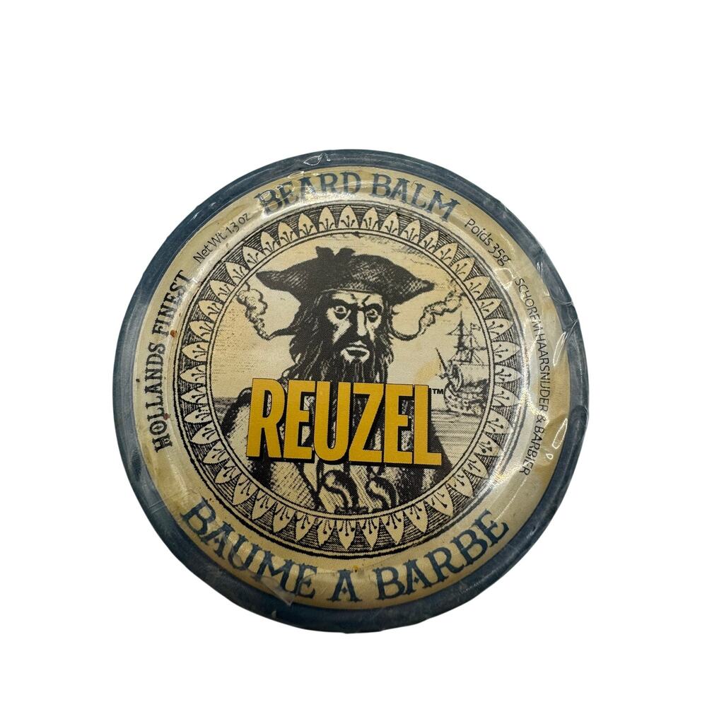 Reuzel Wood & Spice Men's Grooming Beard Balm Soften Facial Hair 1.3 Oz sealed
